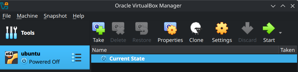 virtualbox type of virtual hard disk